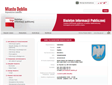 Tablet Screenshot of bip.um.deblin.pl